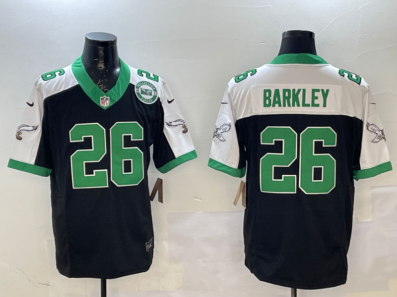 Men Philadelphia Eagles #26 Barkley black Nike Limited NFL 2025 Jersey style 003->boston red sox->MLB Jersey
